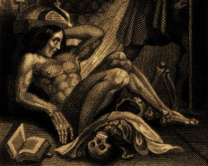 Frankenstein's monster from the Revised Edition, 1831